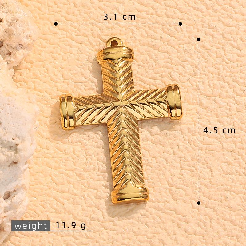 Hot-Selling Personalized Stainless Steel Cross Collection Pendant Clavicle Sweater Chain Jewelry