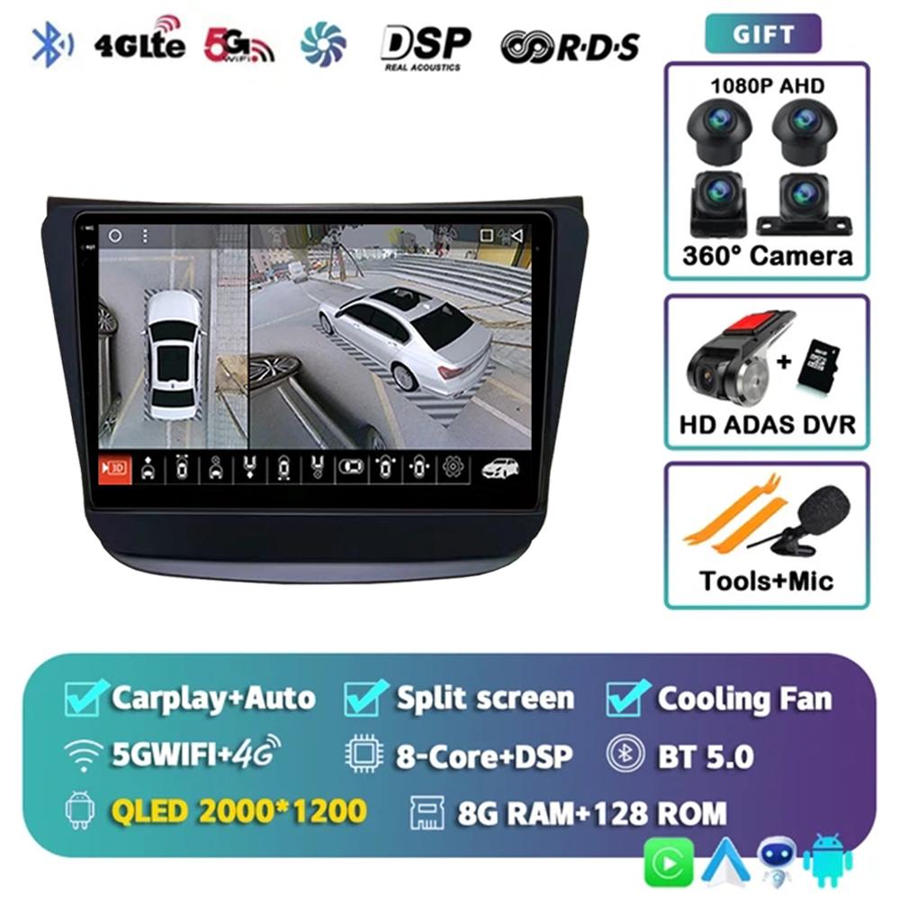 9 inches Android 14 Carplay Auto 4G+WiFi DSP For Suzuki WAGON R 2019+ Car Radio Multimedia Video Player GPS Head Unit Stereo BT