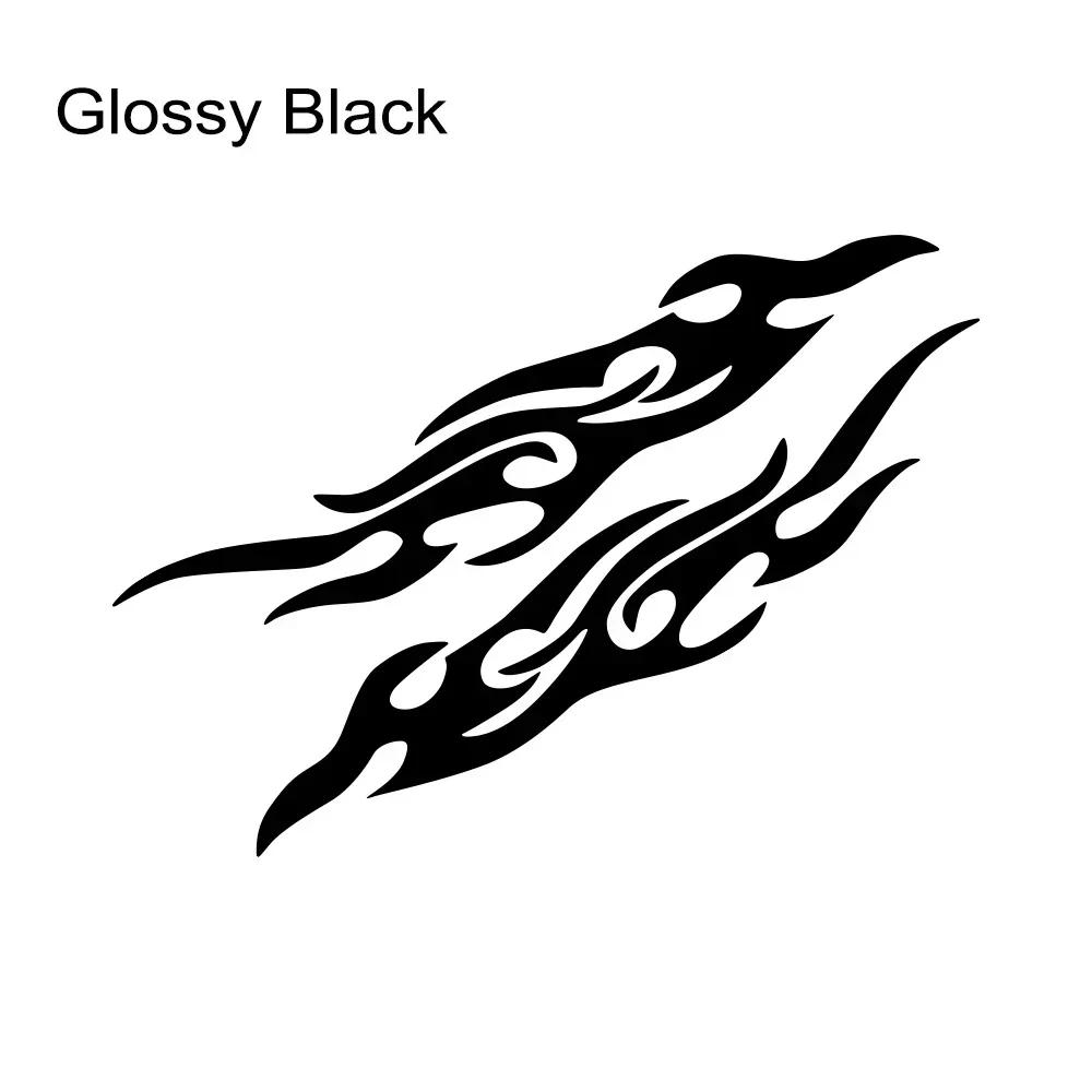 Car Sticker Flame Pattern Creative Personalized Auto Decoration Body Vinyl Film Sticker Waterproof Scratch Resistant Ornament