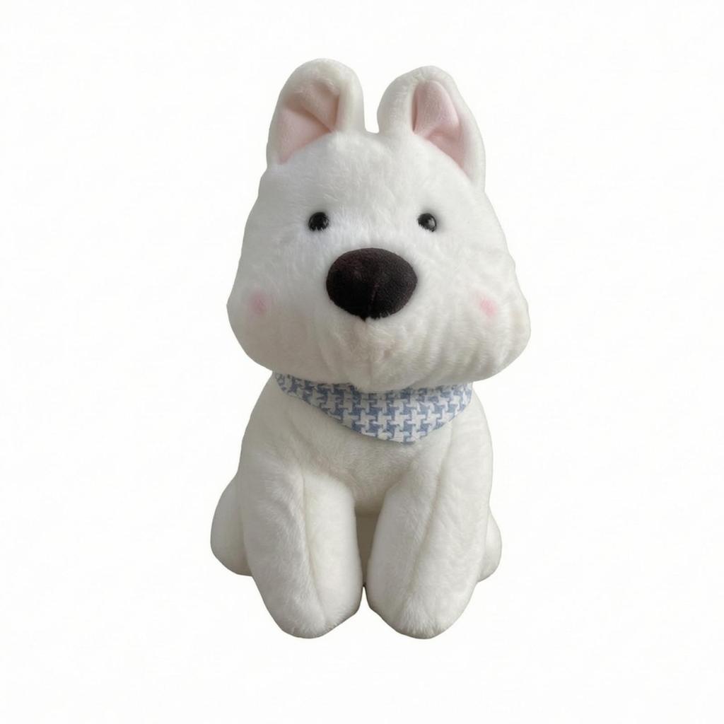 Stuffed Golf Headcover with Bandana Safeguarding Dog Club Cover Easy to Put