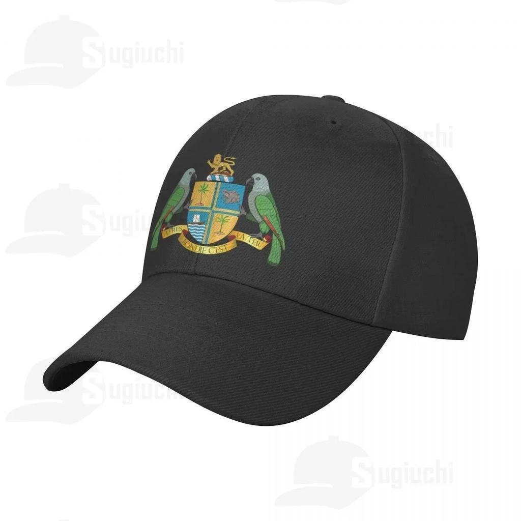 National Emblem Of Dominica Coat Of Arms Sun Baseball Cap Dad Hats Adjustable For Unisex Women Unisex Outdoor Hat