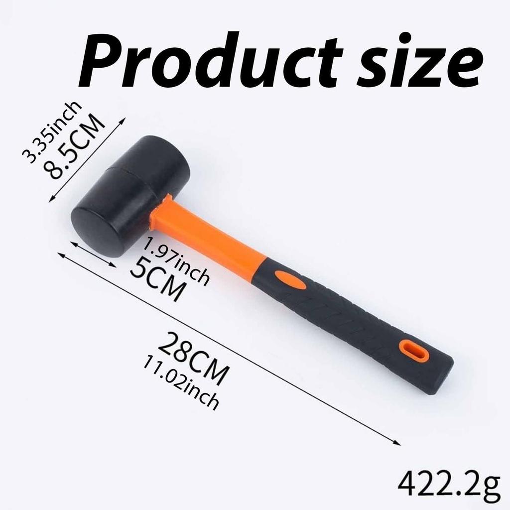 Floor Joint Repair Tool: Ergonomic Mallet, Secure Suction Cup, Correction Tool for Vinyl, Wood,