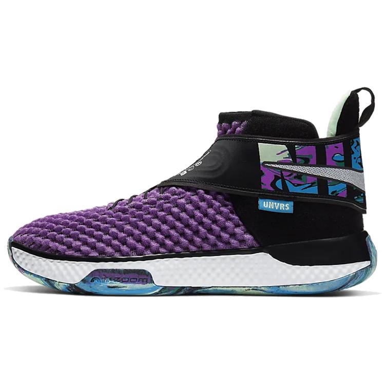 

Новые мужские кроссовки Nike UNVRS Air Zoom Fabric в стиле ретро для баскетбола, унисекс, со средней высотой, противоскользящие, легкие, CQ6422-500 41