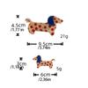 Sweet Pvc Polka Dot Dog Hair Claw Large Geometry Cartoon Hairpin Bang Clip Hair Accessories Puppy Side Clip Vacation