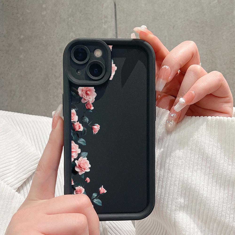 Soft Silicone Phone Casing Full Cover Camera Shockproof Protection Case for Samsung Xiaomi Redmi Poco