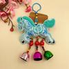 with Tassel Spring Festival Bell Pendant Embroidered Horse Wind Chimes Decoration  Zodiac Year Gift