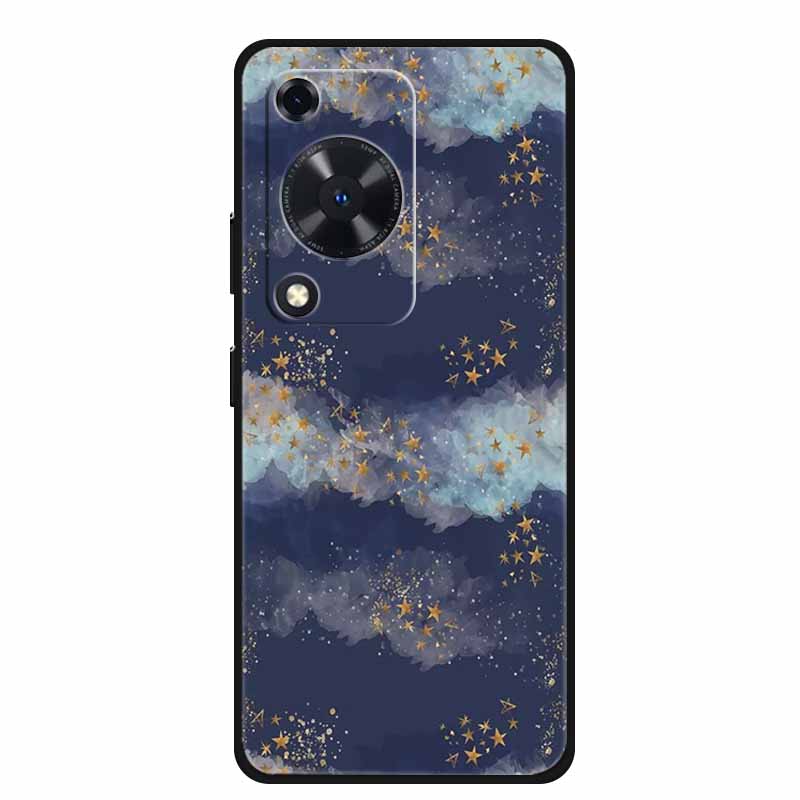 For Huawei nova Y72 Case Marble Soft Silicone TPU Phone Cases Back Cover For Huawei Enjoy 70 NovaY72 Painted Shockproof Coque