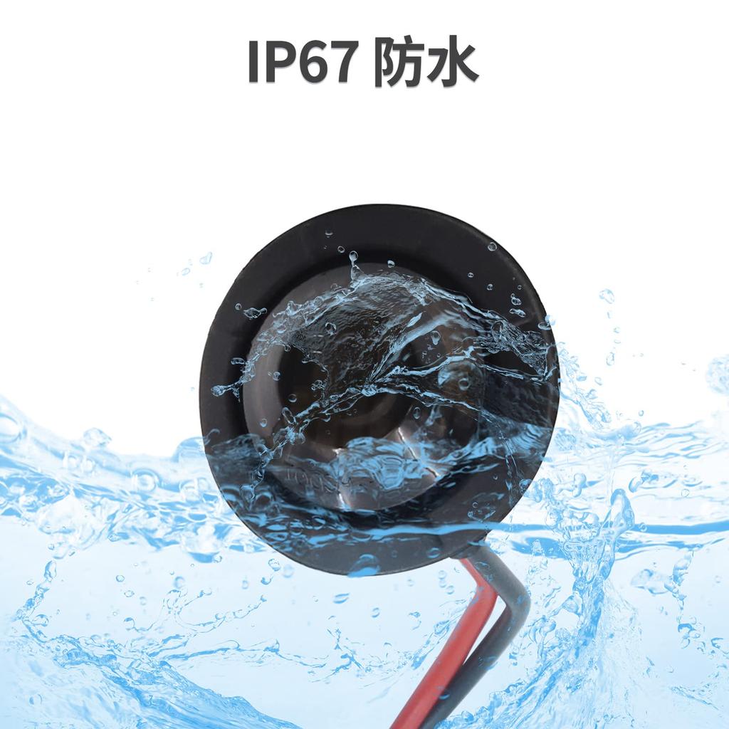 Aoling Marker Lamp for Trucks Blue Side Marker LED 12V