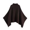 European and American Style, New Women's Clothing, Fashionable, Versatile, Cross-border Asymmetrical Knitted Cape Jacket