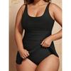 Tankini Plus Size Swimsuit Woman 2025 Sexy Bikini Big Size Swimwear Women One-Piece Swimming Suit Beach Wear Bath Suits Monokini