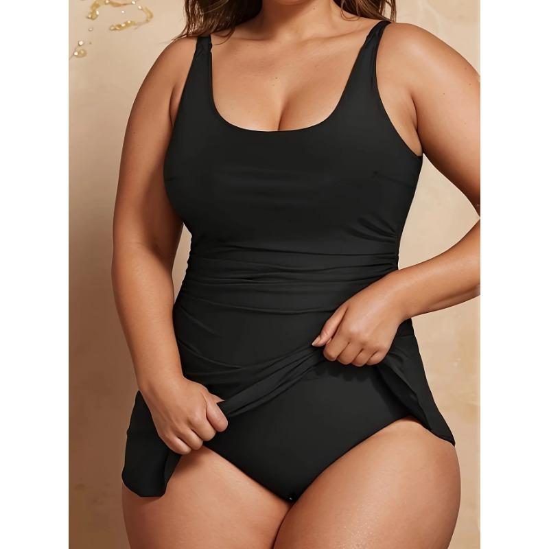 Tankini Plus Size Swimsuit Woman 2025 Sexy Bikini Big Size Swimwear Women One-Piece Swimming Suit Beach Wear Bath Suits Monokini
