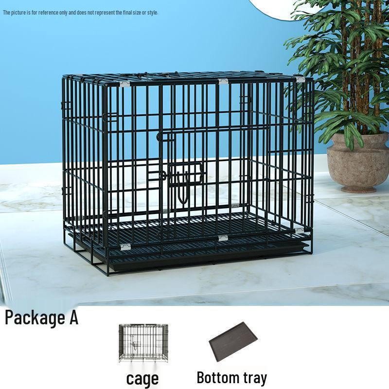 Indoor Pet Cage: Medium-Large for Dogs, Small Cats, Rabbits, or Chickens with Built-in Toilet