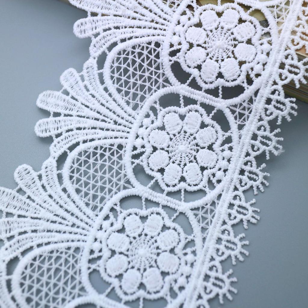 Milk Silk Barcode Home Jewelry Single Wave, Embroidered Lace Clothing Accessories Water-Soluble Embroidery Lace