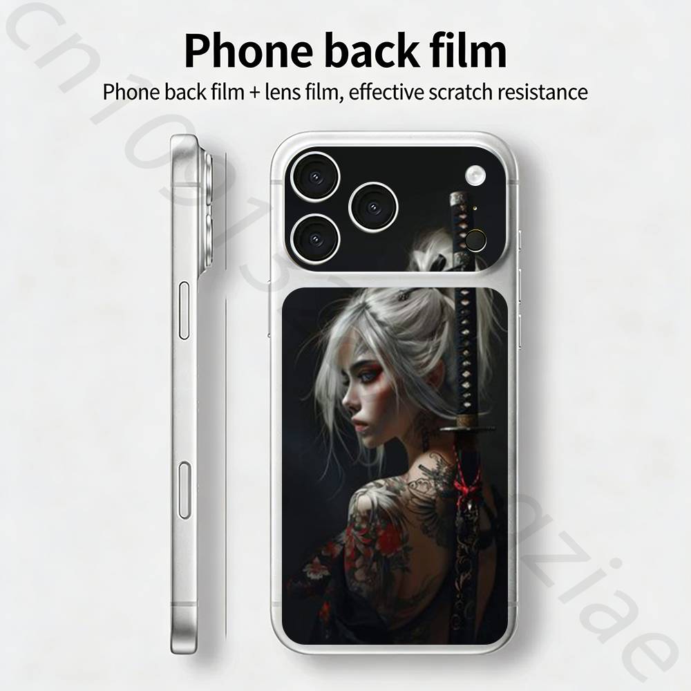 Renaissance Art painting For iPhone 17 pro Max /17 pro Full Cover Decal Skin Wrap 3D Colorful Rear Protective Sticker Film