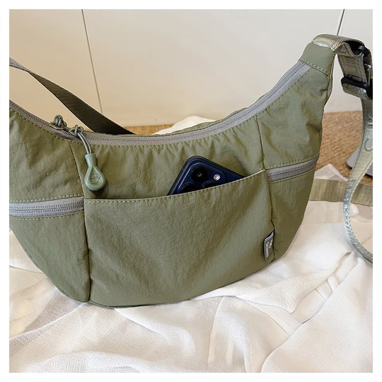 New women's croissant cross shoulder dumpling bag