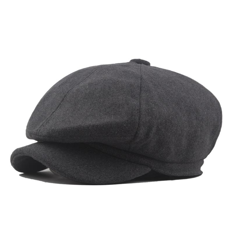 Casquette octogonale de newsboy Gang Sanglant Rasoir: Béret Automne/Hiver pour Jeunes Artistes