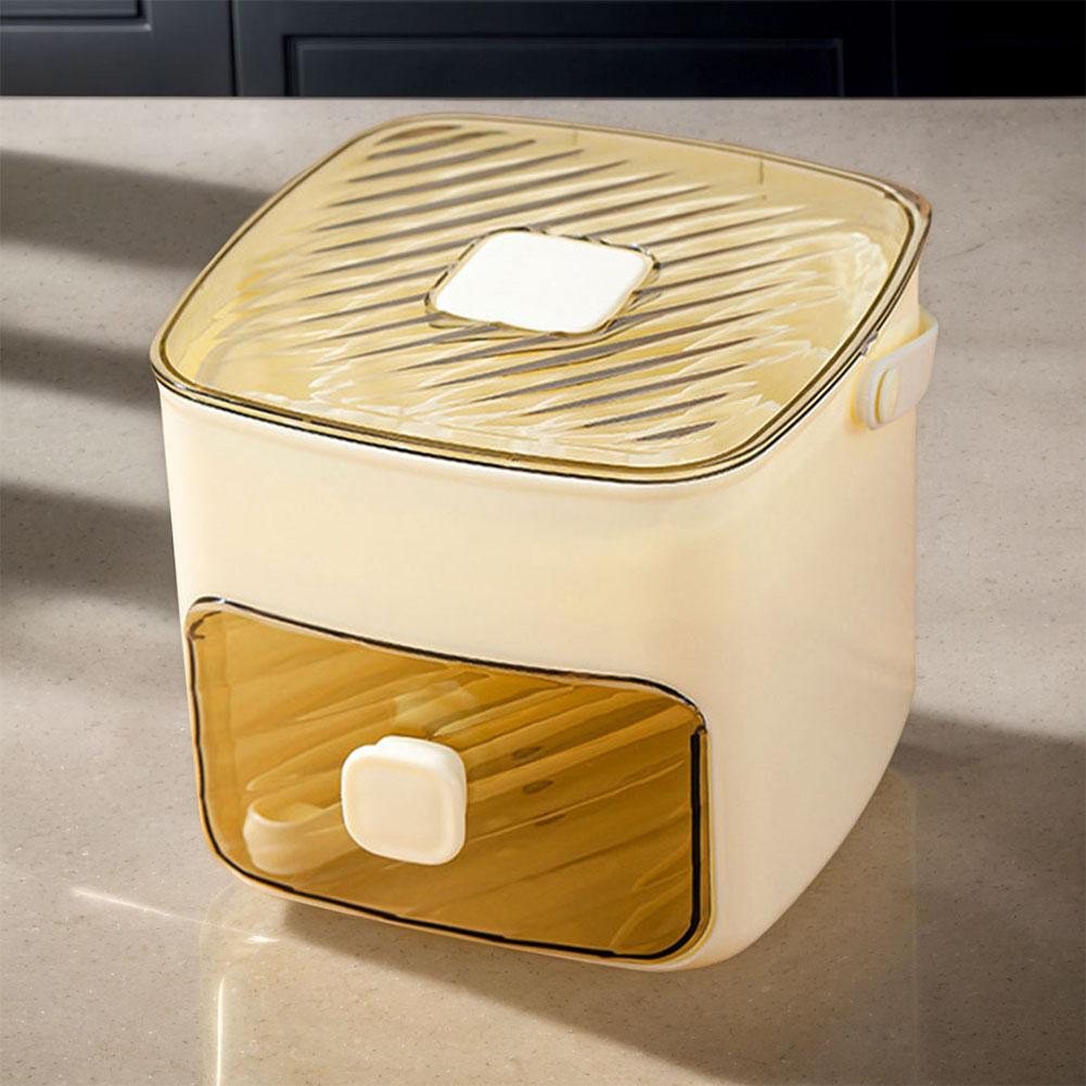 Ice Cubes Tray with Lid and Bin Ice Tray Easy Release Ice Maker for Drinks Whiskey Beer Cocktail Coffee