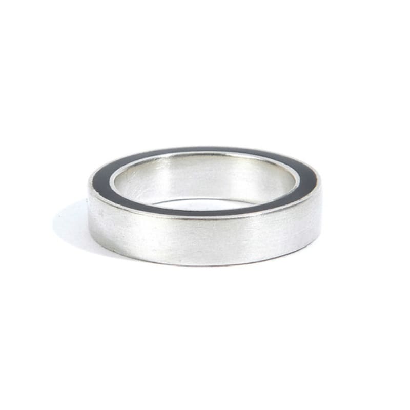 SEWNSWEN SEWN SWEN SILVER PATTERN SIDE EPOXY REVERSIBLE ring