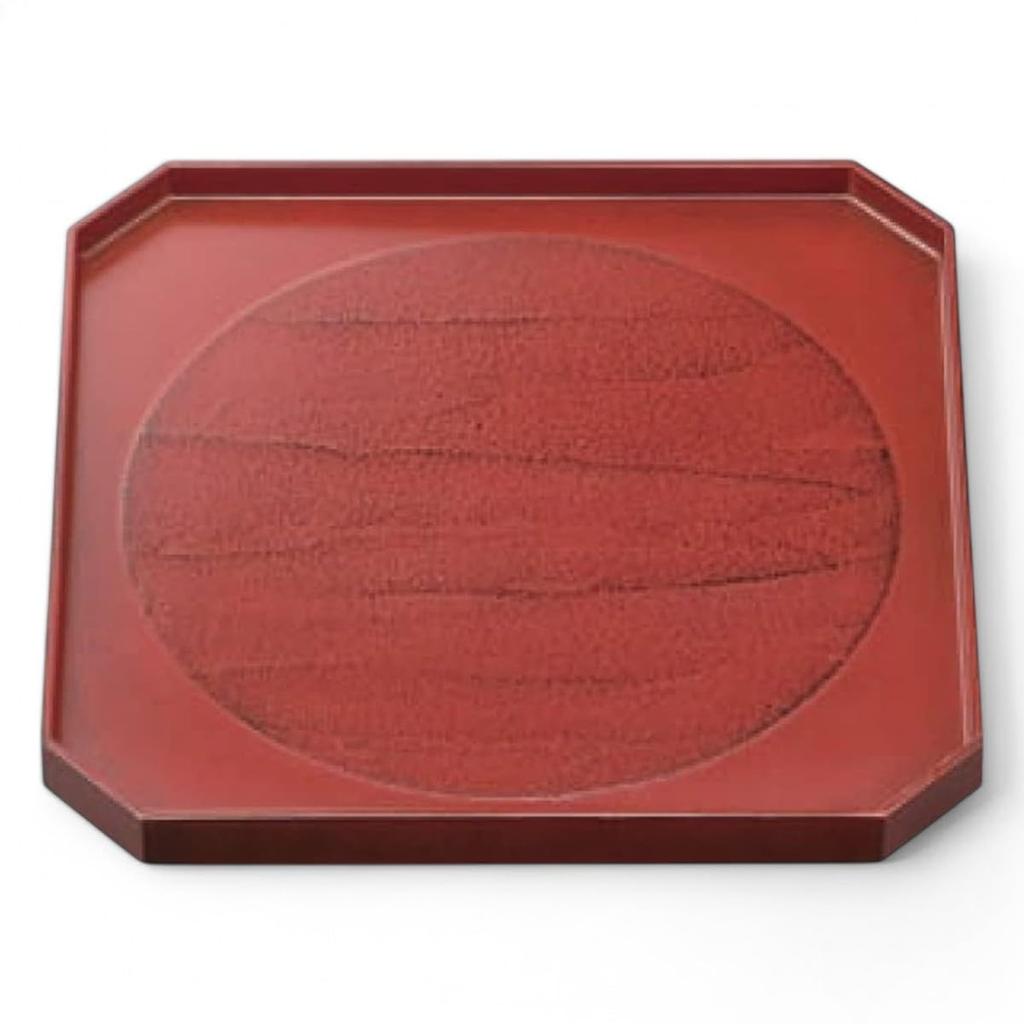 Made In Simple Wooden Hinomaru Negoro J-kitchens Placemat, Tray, Japan, Tray, 9-inch Square,