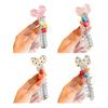 4Pcs Women Hair Ropes Butterflies Faux Braided Hair Elastic Straps Decor Hair Ties Hair Accessories