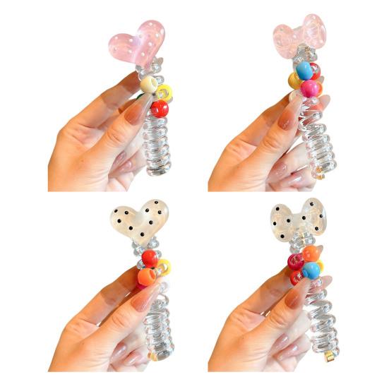 4Pcs Women Hair Ropes Butterflies Faux Braided Hair Elastic Straps Decor Hair Ties Hair Accessories