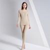 Women's Silk Protein Thermal Underwear: Seamless One-Piece Set for Autumn and Winter