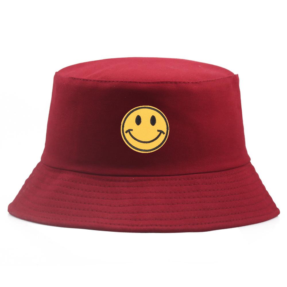 Cotton Embroidered Fisherman Hat With Sun Protection For Summer Beach And Casual Wear