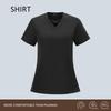 Women's Quick-Dry Surgical Scrub Suit - Elastic Short-Sleeve Workwear for Medical Staff