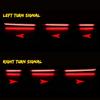 Smoked Lens Dynamic Sequential Turn Signal Lamp LED DRL Brake Light Rear Taillight Trunk Bar Compatible with 2018 2019 2020 Toyota Camry