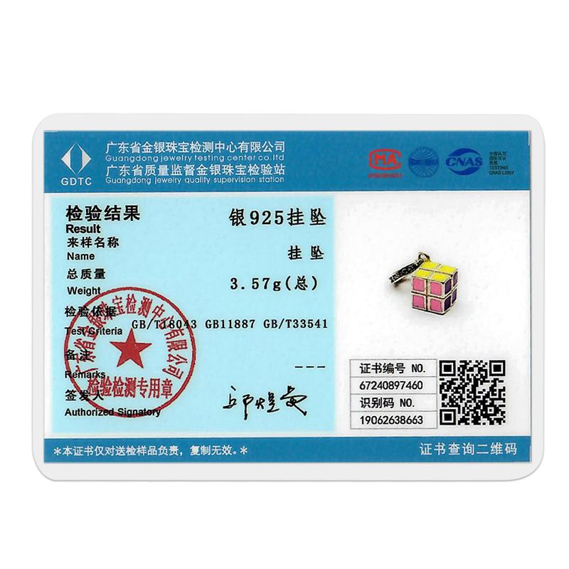 Original Charms Copper Rotatable Rubik'S Cube Series Charms Beads Fit 3Mm Original Bracelet Women Diy Jewelry Gifts