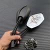 For YAMAHA MT 03 07 09 XMAX HONDA SUZUKI KAWASAKI KTM BMW Universial 8mm 10mm Motorcycle Mirror To Rotate Adjustable Mirrors