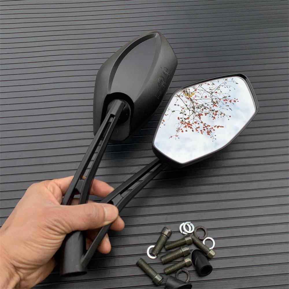 

Для YAMAHA MT 03 07 09 XMAX HONDA SUZUKI KAWASAKI KTM BMW Универсальные 8 мм 10 мм Мотоциклетные зеркала с возможностью поворота и регулировки