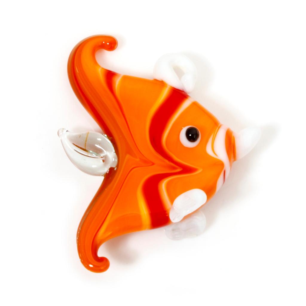 1PCs 3D Lampwork Ocean Charms For Jewelry Making Tropical Fish Animal Tiny Statue Ornaments Aquarium Decor DIY Necklace Pendant