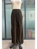 European-American High-Waist Wide Leg Drawstring Pants - 2025 Casual Versatile Style