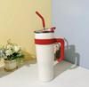Summer Cold Retention Ice Cup Big Mac Tumbler Large Capacity Men's and Women's High Face Value Water Cup Net Red Cup with Straw