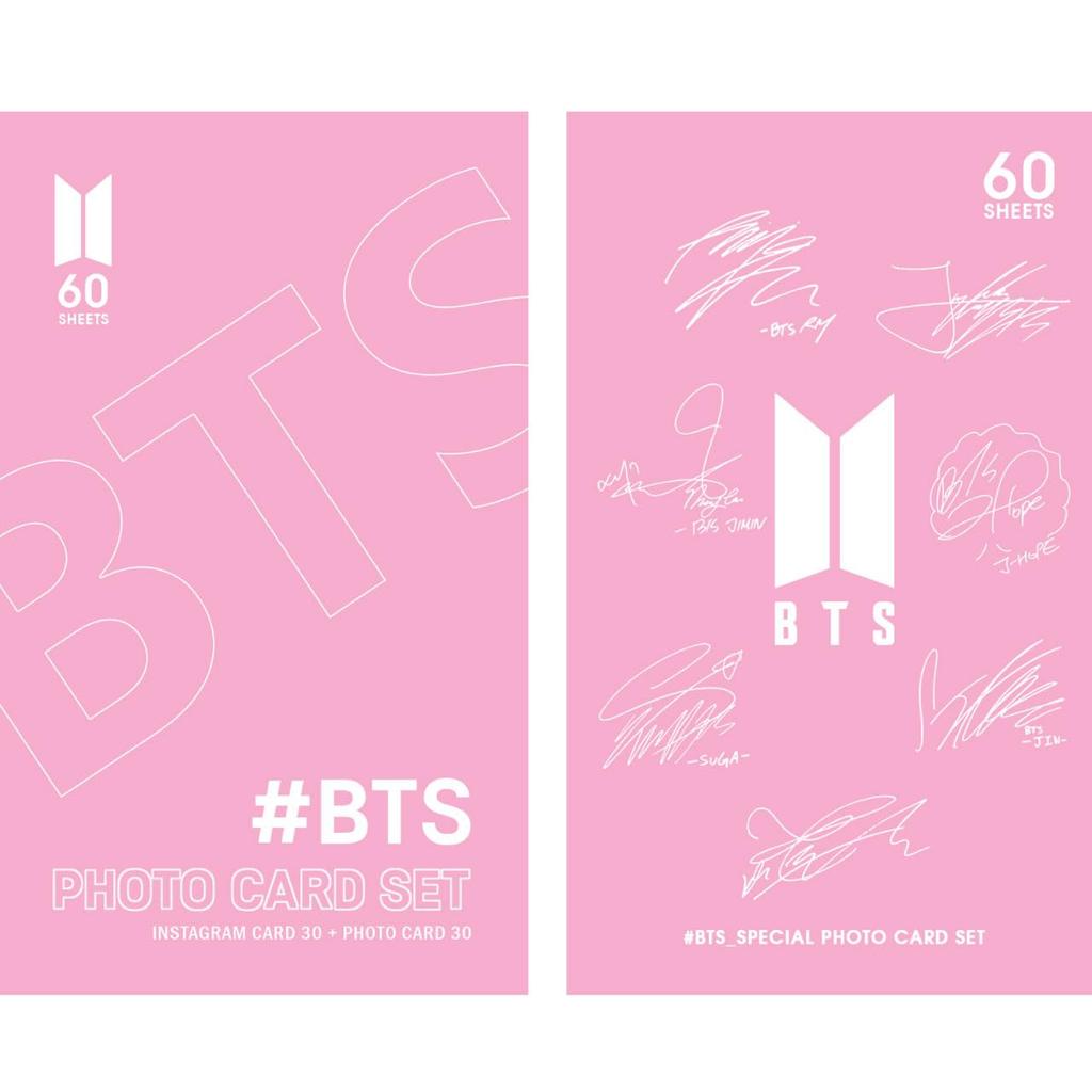 60-Piece Photo Card Set [30 Instagram Cards + 30 Trading Cards] (BTS)