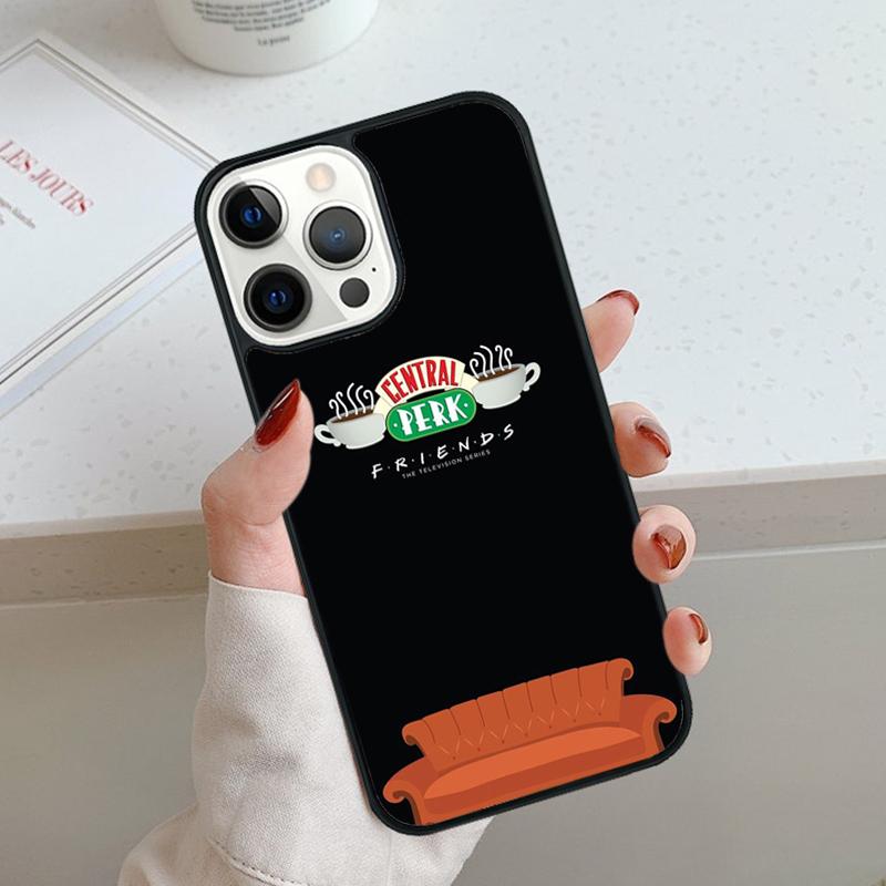 Central Perk Coffee Friends TV Show Phone Case For iPhone 17 Air 11 12 13 14 15 16 Pro Max Cover For iPhone 17 Air Max Plus