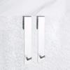 Hanging Glass Door With Stainless Steel Back Hanging Detachable Hanger, Bathroom Non Perforated Metal Clothes Hook