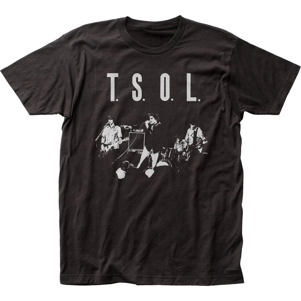 

T.S.O.L. EP Cover Mens T Shirt Music Classic Concert Rock Band Tee New Black L