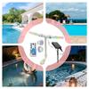 Pool Water Fountain Remote Waterfall Sprinkler With Remote And Adjustable 7-color LED Light Double Spray Swimming Pool Fountain