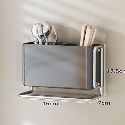 Multi-functional Wall-Mounted Kitchen Storage Shelf