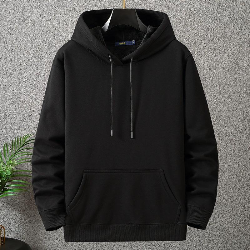 Large Size Men s Hoodie Jacket Hooded Long Sleeve Thick Warm Fleece Lined Sweatshirt Male Casual Winter 10XL Extra Big Plus XXL 3098₽