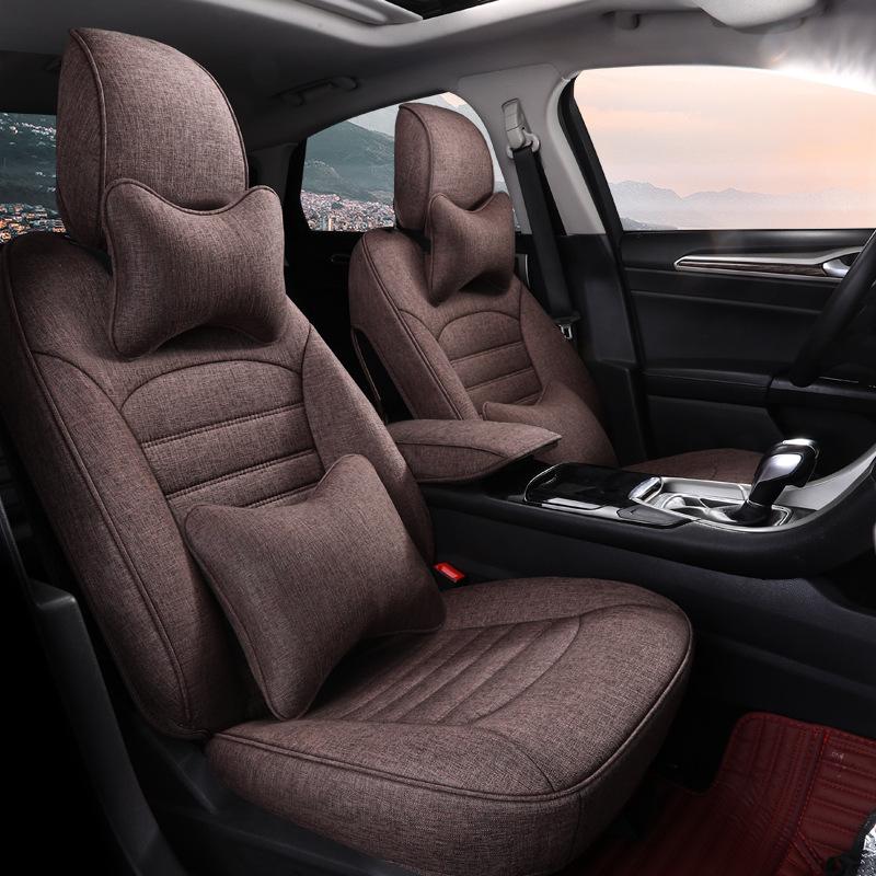 Ford Mondeo Linen Car Seat Cover for Five-Seater – All-Season Full Surround