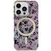Etui do iPhone 14 Pro Max Guess Flower MagSafe Różowe