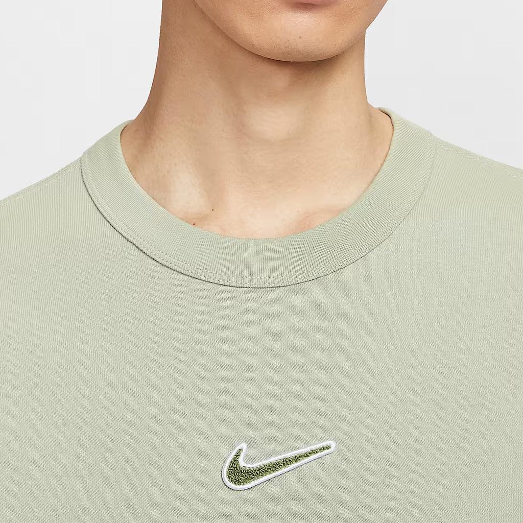 Nike Sportswear Comfortable Fashionable Minimalist Versatile Short Sleeve T-Shirt Men Tops Horizon-Green FV7727-370