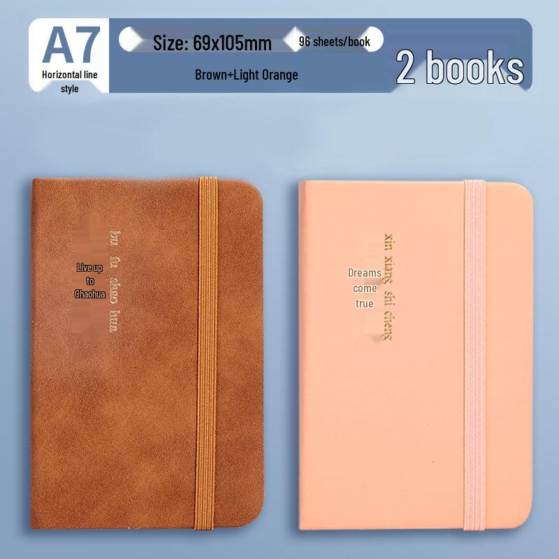 A7 Mini Pocket-Sized Notebook: Portable, Simple, and Perfect for Students