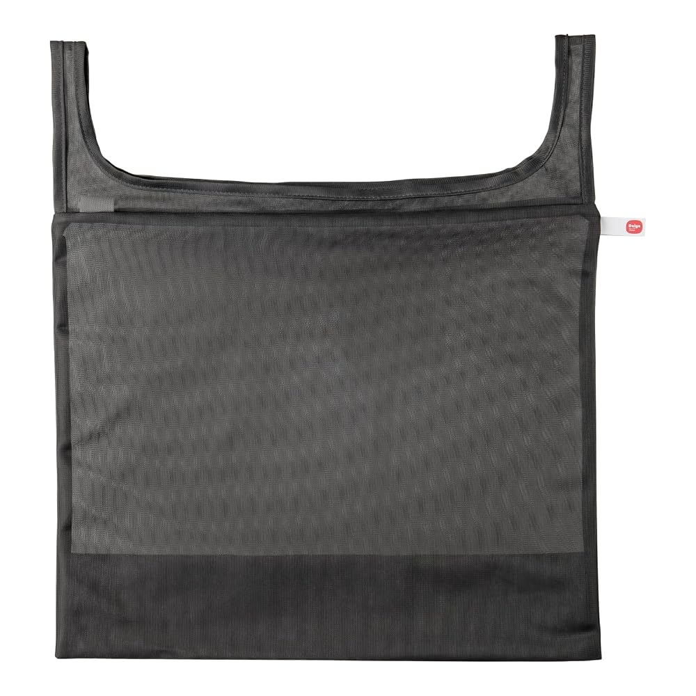 Daiya Washable Mesh Laundry Bag L 40x45cm with Handle, Eco-Friendly, Travel Pouch, Zippered