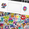 50 Naklejek Graffiti Uliczne, Naklejki Kreskówkowe, Kask Pudełko na Artykuły Szkolne Studenta Naklejki Graffiti