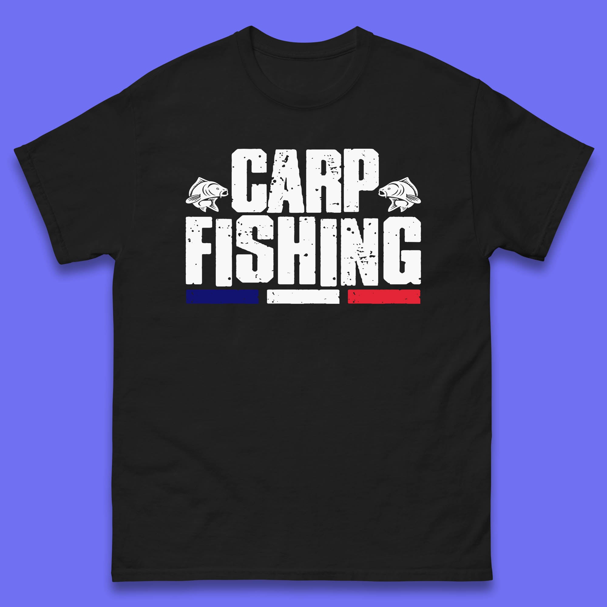 Carp Fishing Carp Hunter Crew Koi Carp Fishing Fisherman Fishing Lover Mens Tee Top M