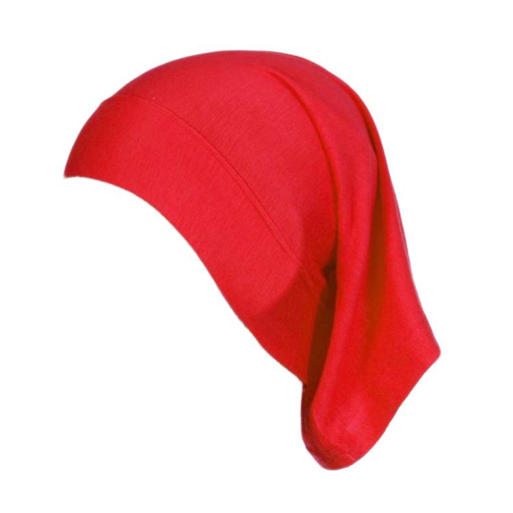 Silk Milk Elastic Undercap Ethnic Snood Solid Color Head Wrap